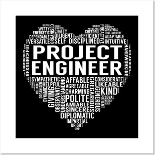Project Engineer Heart Posters and Art